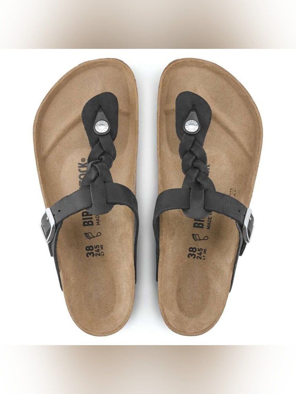 Birkenstock Gizeh Braided Sandals Sz 7